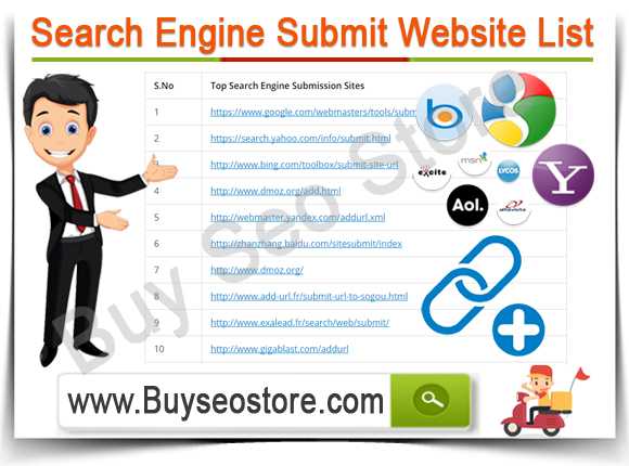 Buy Search Engine Submit Website List